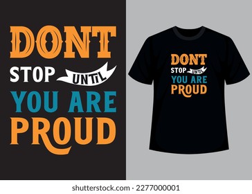Typography t shirt design for man or women