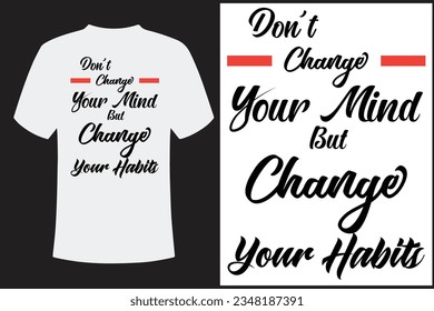 typography t- shirt design for man and woman