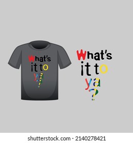 Typography T shirt Design Template