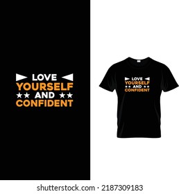 typography t shirt design template
