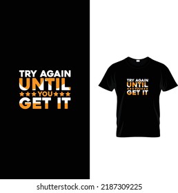 typography t shirt design template