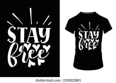 typography t shirt design template