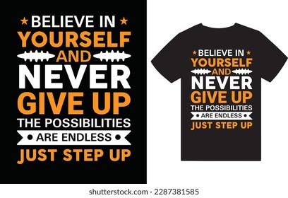 Typography t shirt design. text t shirt design