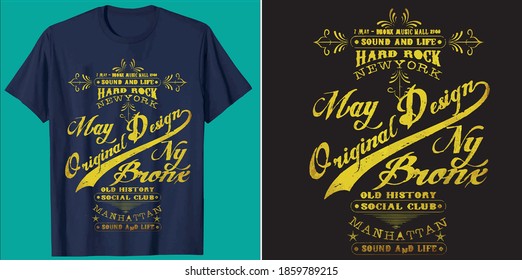 Typography t shirt design vector