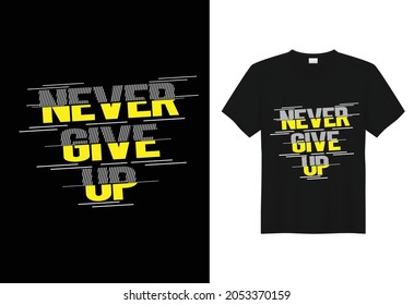 Typography T Shirt Design, Vector template.