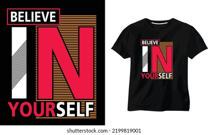Typography T Shirt Design Vector