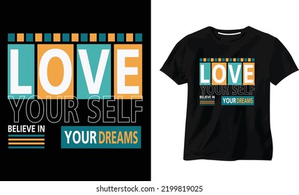 Typography T Shirt Design Vector