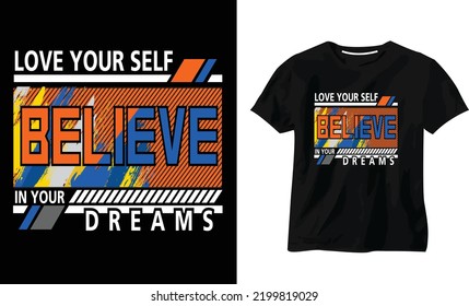 Typography T Shirt Design Vector