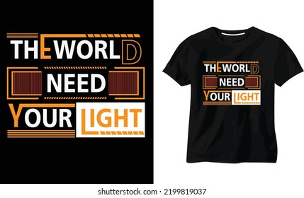 Typografie-T-Shirt-Design-Vektorgrafik