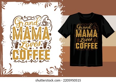 Typography T shirt design vector. Coffee t shirt design.