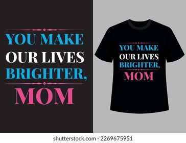 Typography t shirt design vector