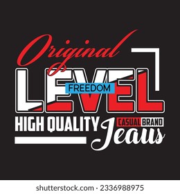 typography t shirt design vector illustration, element apparel, template vector file.