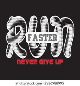 typography t shirt design vector illustration, element apparel, template vector file.