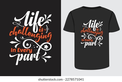 Typography T shirt Design vectore template