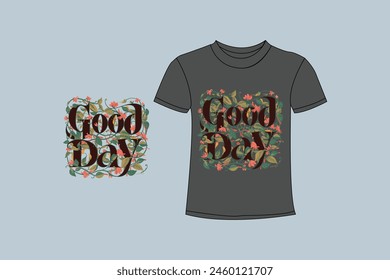 Typography t shirt lettering motivational quotes design. Template vector art illustration with vintage style. Trendy apparel fashionable with calligraphy