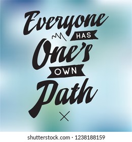 Typography for t shirt or sweatshirt printing and embroidery. Print for tee. Inspirational quote, motivation.