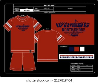 tipografía para camisetas, vector w285 diseño gráfico del explorador marítimo de la costa norte