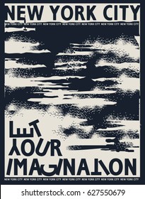 Typography and tee shirt graphics, vectors 