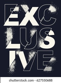 Typography and tee shirt graphics, vectors 