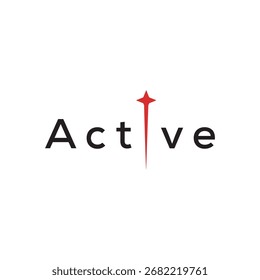 Tipografía Texto Activo Diseño de Logo Inspiración