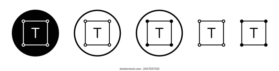 Typography and Text Editing Tools Comprehensive Vector Icon Set