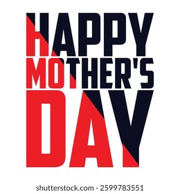 A typography for the text happy mother's day calligraphy style with simple ornament for t shirt design vector art illustration