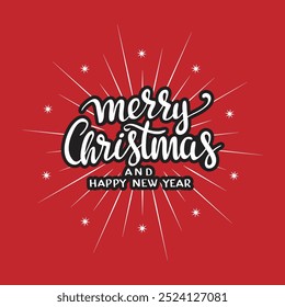 Typography text silhouette vector merry go round Christmas next with red and purple background