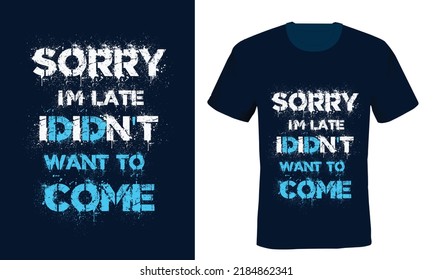 Typography text t-shirt design template