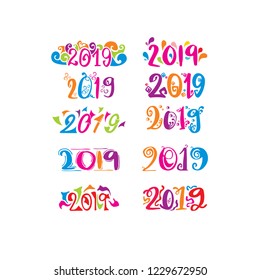 
typography text year 2019