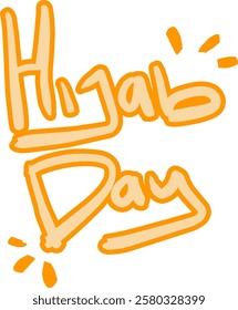 typography that says, hijab day