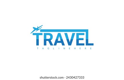 typography travel logo design victor.