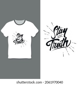 Typography  trendy custom t shirt template