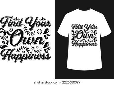 Typography t-shirt design for all types of commercial use and also the file is easily editable. The design is best for t-shirt businesses and personal use.