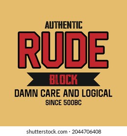 Typography t-shirt design, authentic typographic t-shirt design