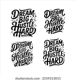 Typography T-Shirt Design bundle, motivational Design Vector Template, motivational typography t shirt.