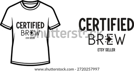 Typography t-shirt design with 