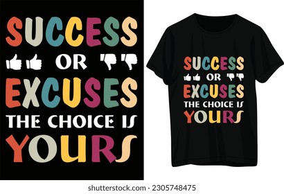 Diseño de camisetas tipográficas con variación de color en las letras.
