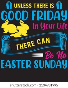 Typography T-shirt Design for Easter