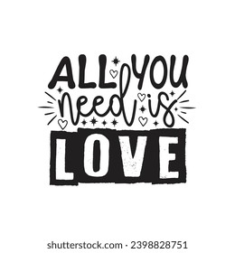 Typography t-shirt design eps file