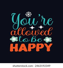 Typography T-Shirt Design, EPS File format, size 2500x2500 pixel, Editable file, Printable graphic, 300 DPI (PPI), White background.