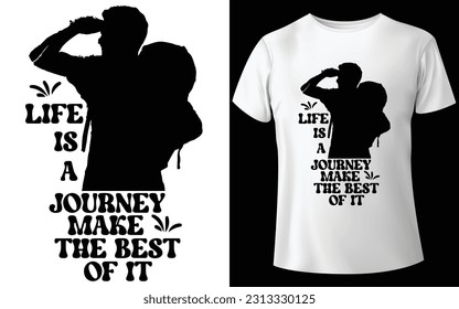 Typography T-shirt Design - Eps Vector - Print Ready File