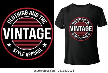 Typography T-shirt Design - Eps Vector - Print Ready File