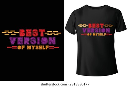 Typography T-shirt Design - Eps Vector - Print Ready File