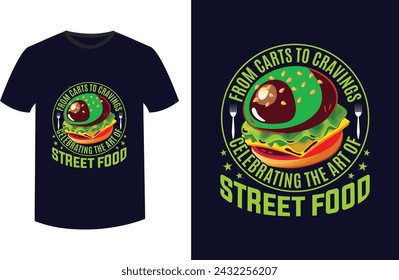 typography tshirt design food lover design
