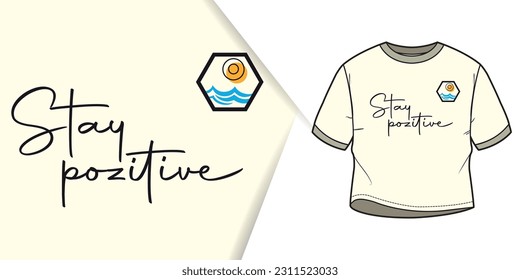 Diseño de camisetas de tipografía. Plantilla de diseño de letras de tipografía para la impresión de camisetas.