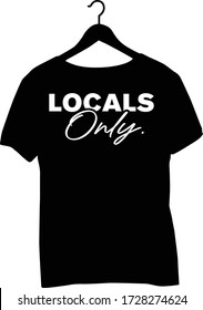 typography t-shirt design - Local only