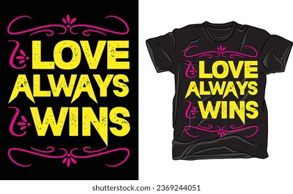 Typography T-shirt design, Loves Typography T-shirt design. 