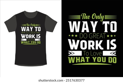Typography T-shirt Design. Modern tshirt design