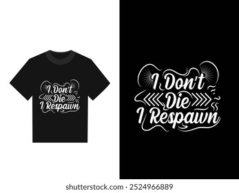 Diseño de camiseta de tipografía moderno y simple 