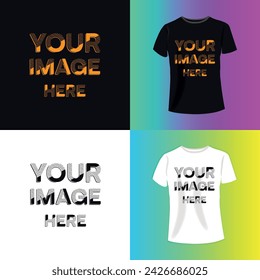      typography t-shirt design. Perfect for print items and bags, poster, cards, banner, Handwritten vector illustration. Isolated on black background